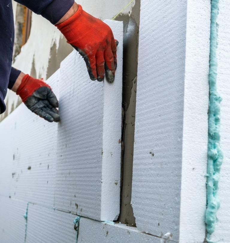 ocieplanie styropianem